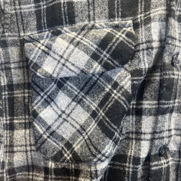 Pendleton Wool Board‎ Shirt Douglas Tartan Gray Black Plaid 100% Virgin Wool S - Picture 5 of 14